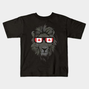 Canadian King Lion Kids T-Shirt